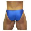 Akieistro® Men’s Professional Bodybuilding Posing Suit - Solid Royal Blue - Back View