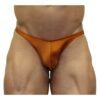 Akieistro® Men’s Professional Bodybuilding Posing Suit - Solid Copper - Front View