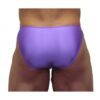 Akieistro® Men’s Professional Bodybuilding Posing Suit - Solid Lilac - Back View