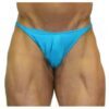 Akieistro® Men’s Professional Bodybuilding Posing Suit - Solid Turquoise - Front View