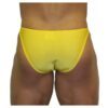 Akieistro® Men’s Professional Bodybuilding Posing Suit - Solid Yellow - Back View