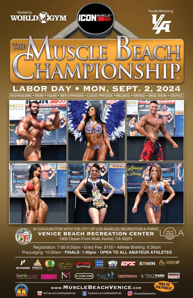 muscle beach labor day 2024